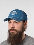 Бейсболка STETSON арт. 7721177 BASEBALL CAP VINTAGE (голубой)